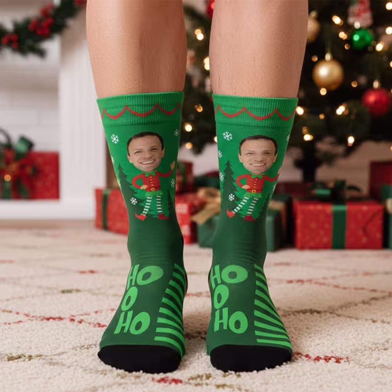 holiday print socs