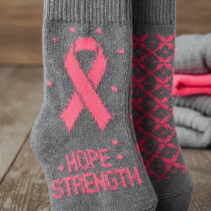 breast cancer awareness socks